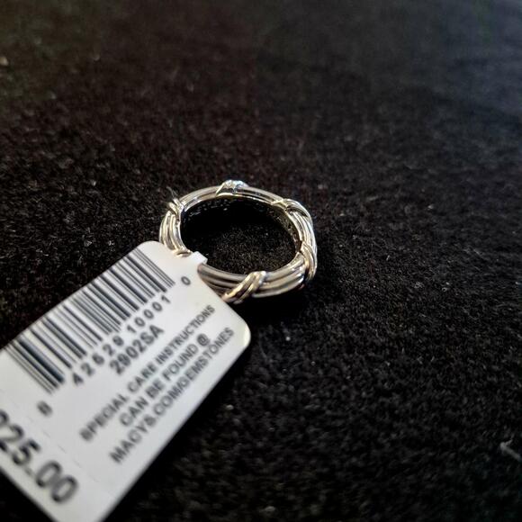 Peter Thomas Roth Overlap Band in Sterling Silver 4MM